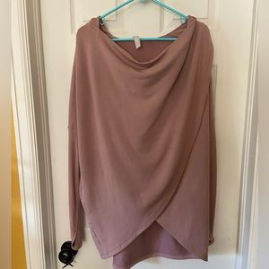 Athleta wrap sweater Sz S